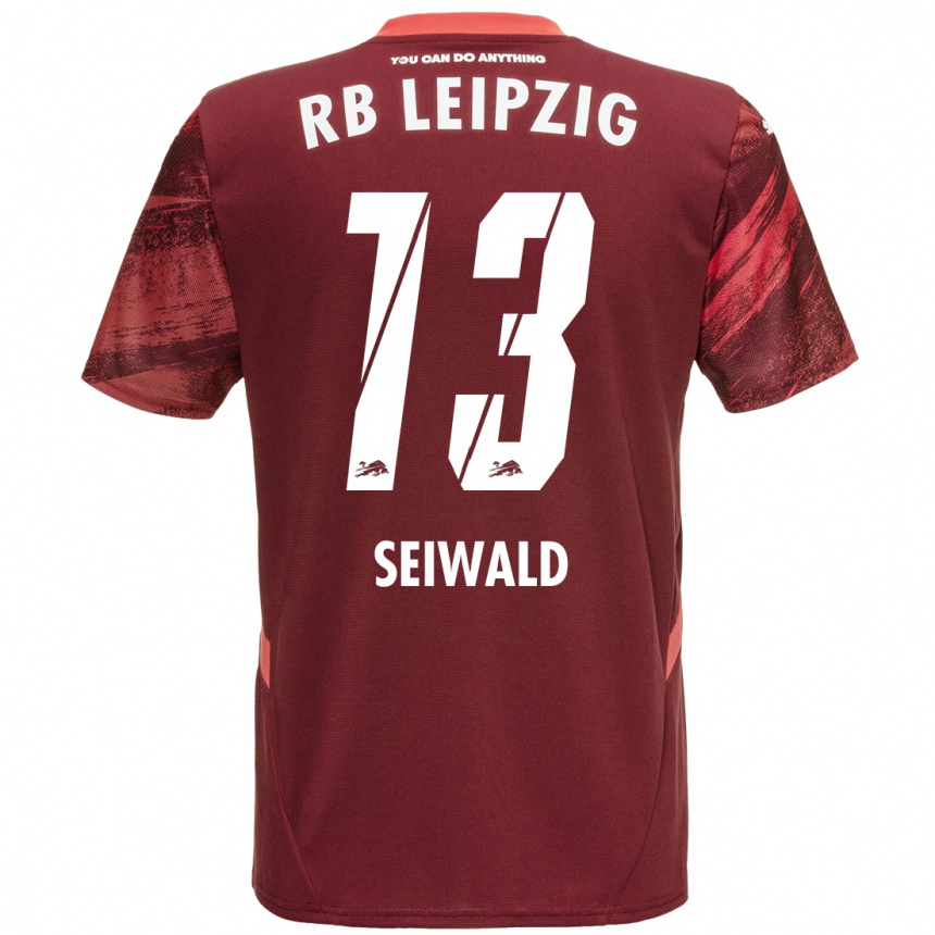 Enfant Football Maillot Nicolas Seiwald #13 Bordeaux Tenues Extérieur 2024/25