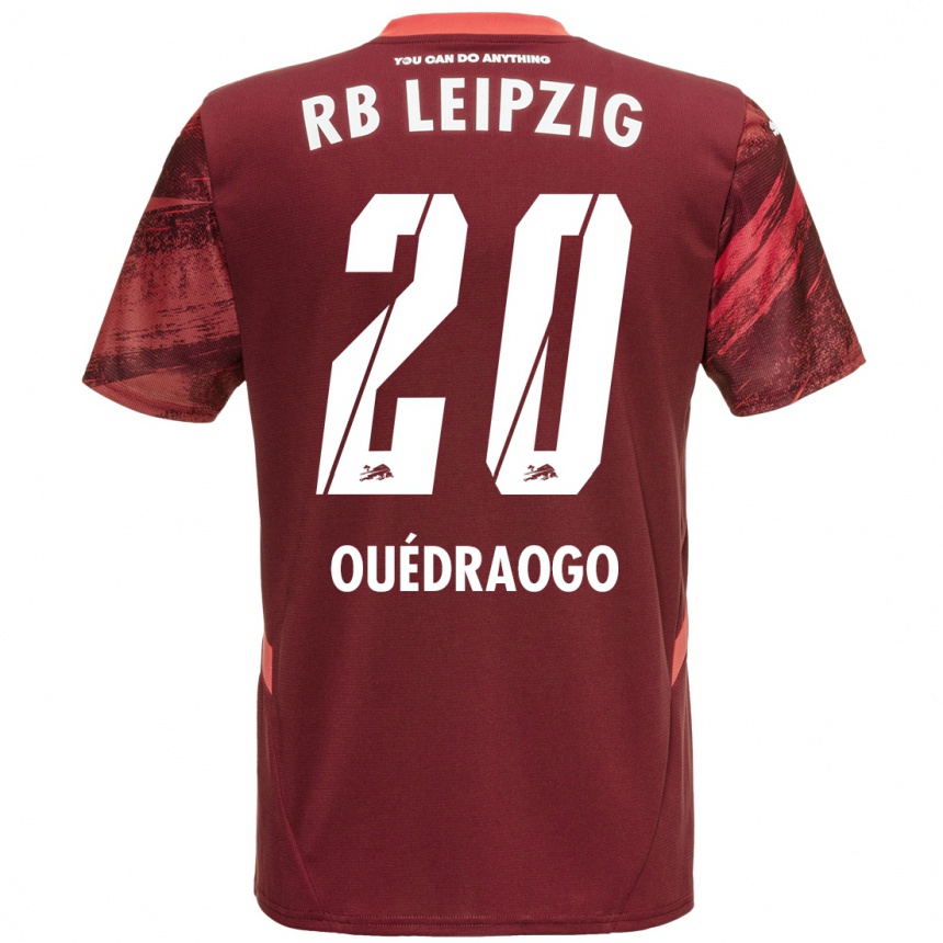 Enfant Football Maillot Assan Ouédraogo #20 Bordeaux Tenues Extérieur 2024/25