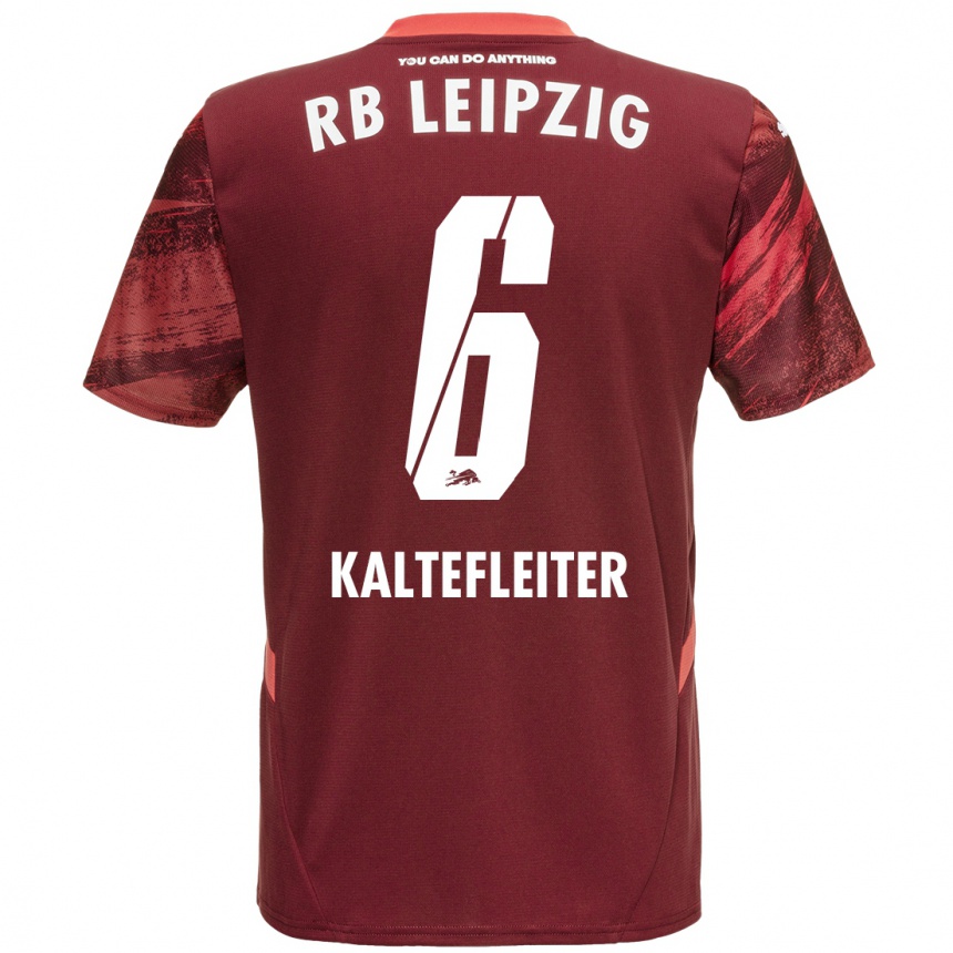 Enfant Football Maillot Benno Kaltefleiter #6 Bordeaux Tenues Extérieur 2024/25