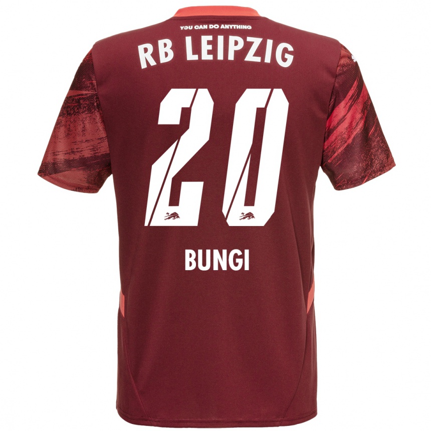 Enfant Football Maillot Joyeux Masanka Bungi #20 Bordeaux Tenues Extérieur 2024/25