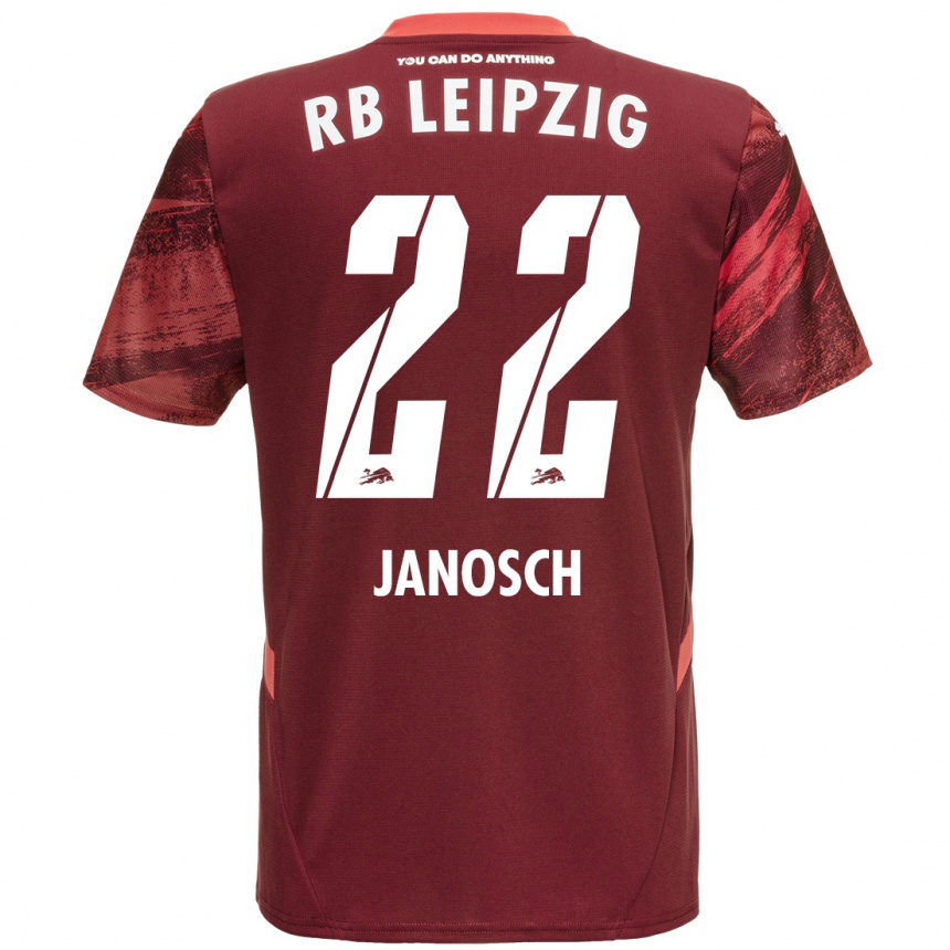 Enfant Football Maillot Luca Janosch #22 Bordeaux Tenues Extérieur 2024/25