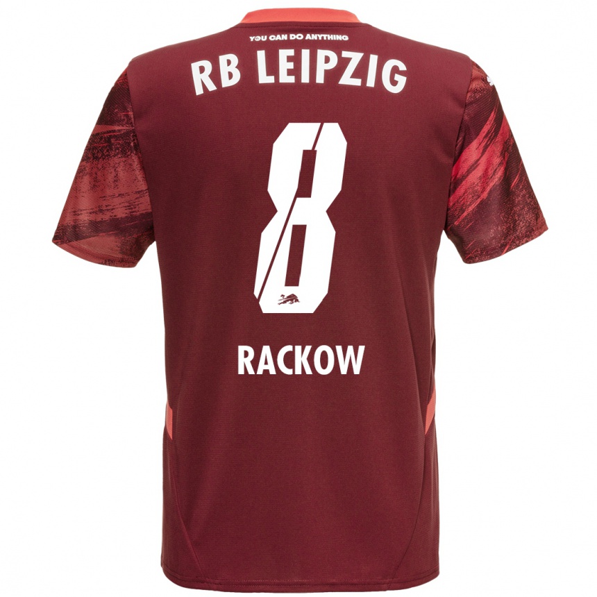 Enfant Football Maillot Gianna Rackow #8 Bordeaux Tenues Extérieur 2024/25