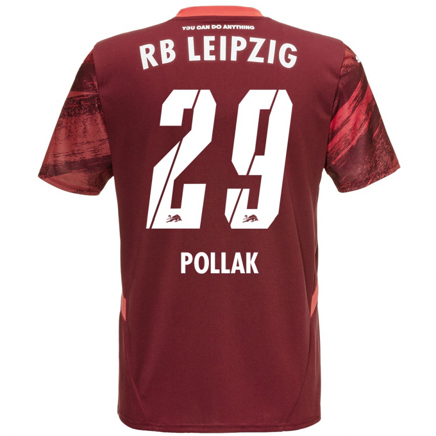 Enfant Football Maillot Julia Pollak #29 Bordeaux Tenues Extérieur 2024/25