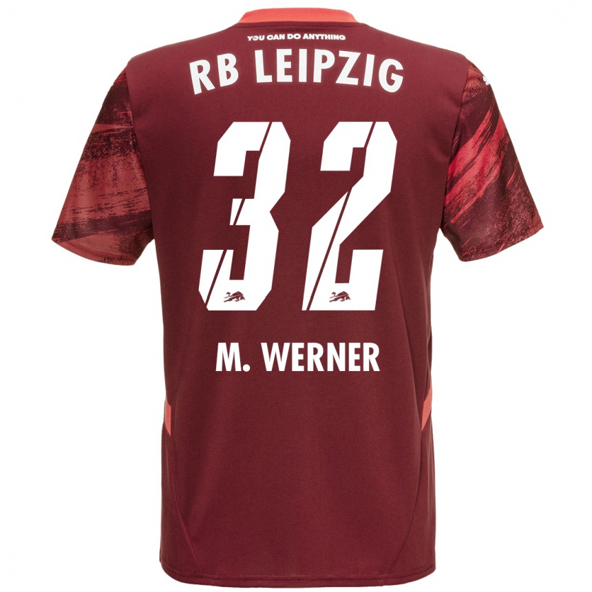 Enfant Football Maillot Mia Werner #32 Bordeaux Tenues Extérieur 2024/25