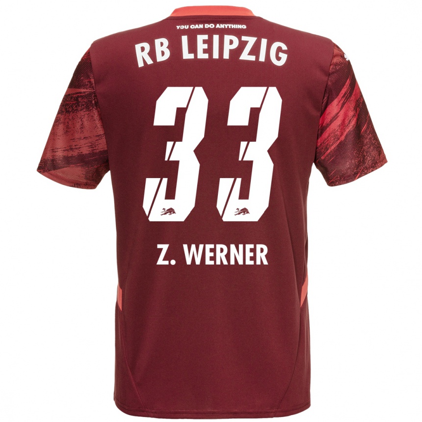 Enfant Football Maillot Zoé Werner #33 Bordeaux Tenues Extérieur 2024/25