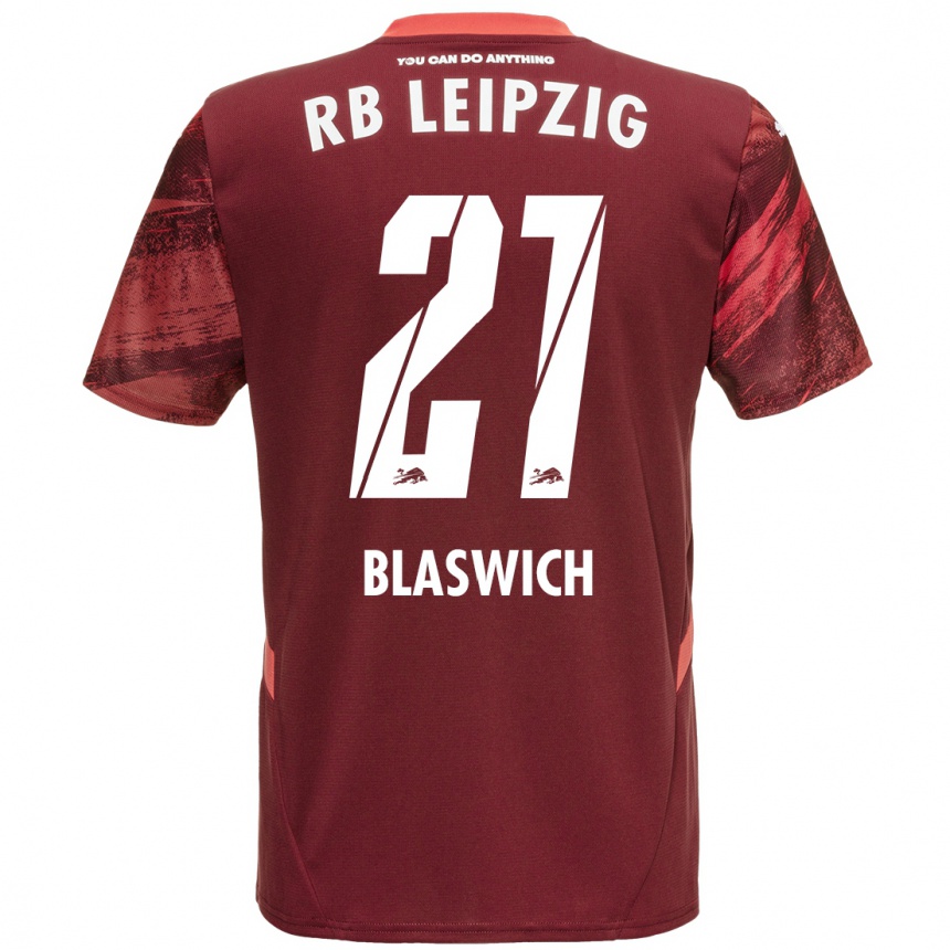 Enfant Football Maillot Janis Blaswich #21 Bordeaux Tenues Extérieur 2024/25