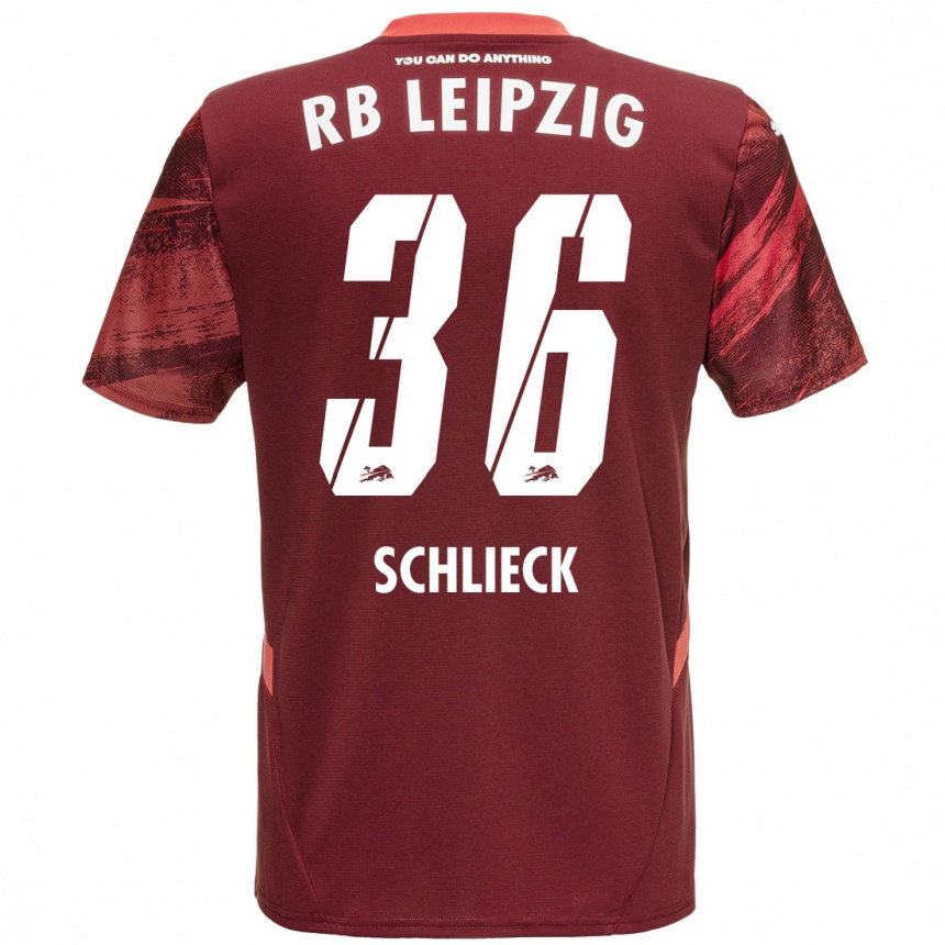 Enfant Football Maillot Timo Schlieck #36 Bordeaux Tenues Extérieur 2024/25