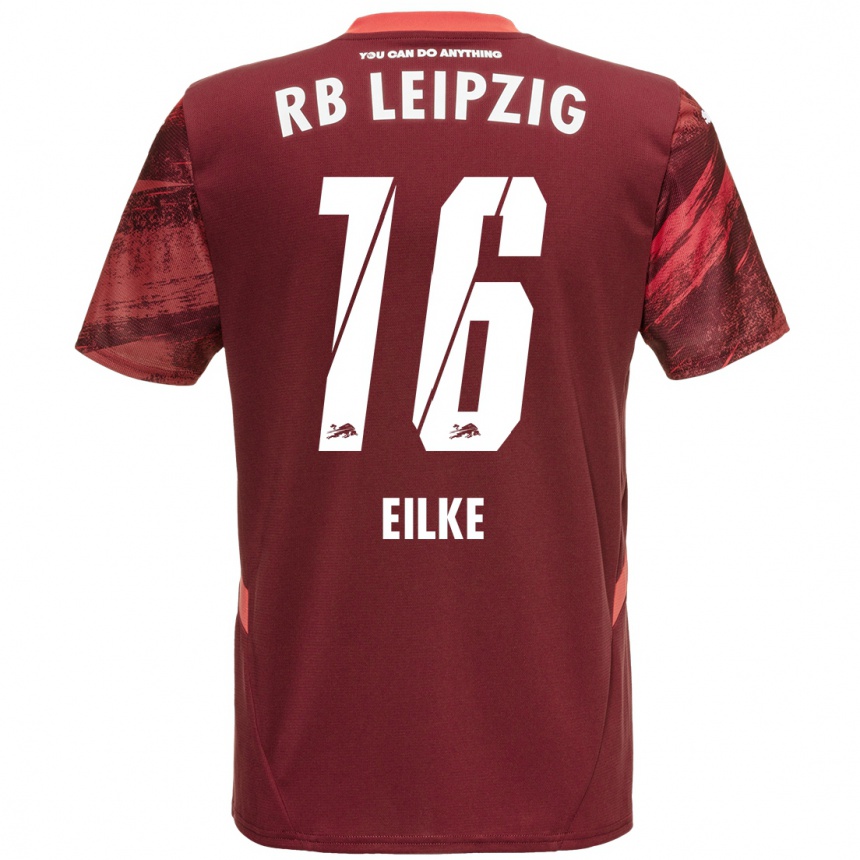 Enfant Football Maillot Lennox Eilke #16 Bordeaux Tenues Extérieur 2024/25