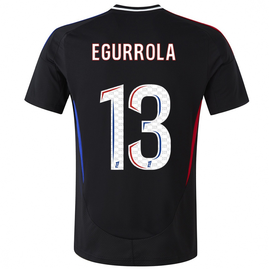 Enfant Football Maillot Damaris Egurrola #13 Noir Tenues Extérieur 2024/25