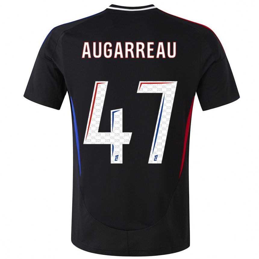 Enfant Football Maillot Sofiane Augarreau #47 Noir Tenues Extérieur 2024/25