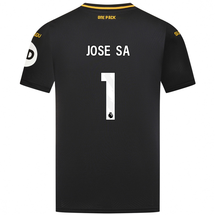 Enfant Football Maillot José Sá #1 Noir Tenues Extérieur 2024/25