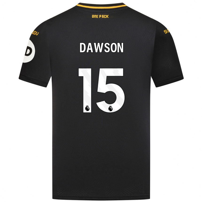 Enfant Football Maillot Craig Dawson #15 Noir Tenues Extérieur 2024/25