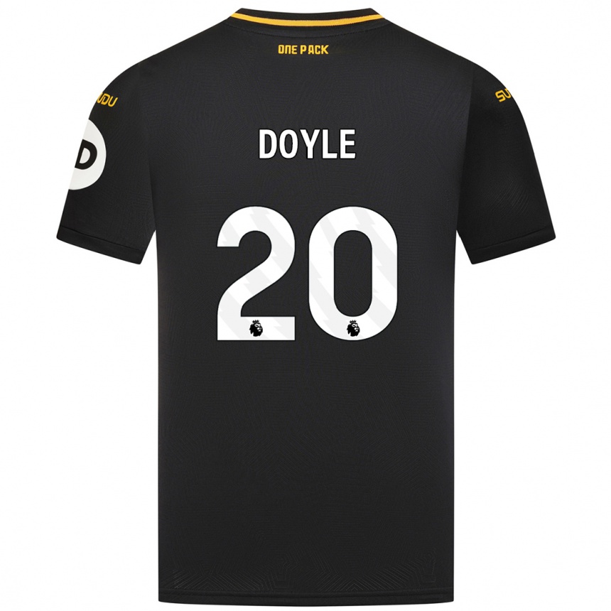 Enfant Football Maillot Tommy Doyle #20 Noir Tenues Extérieur 2024/25