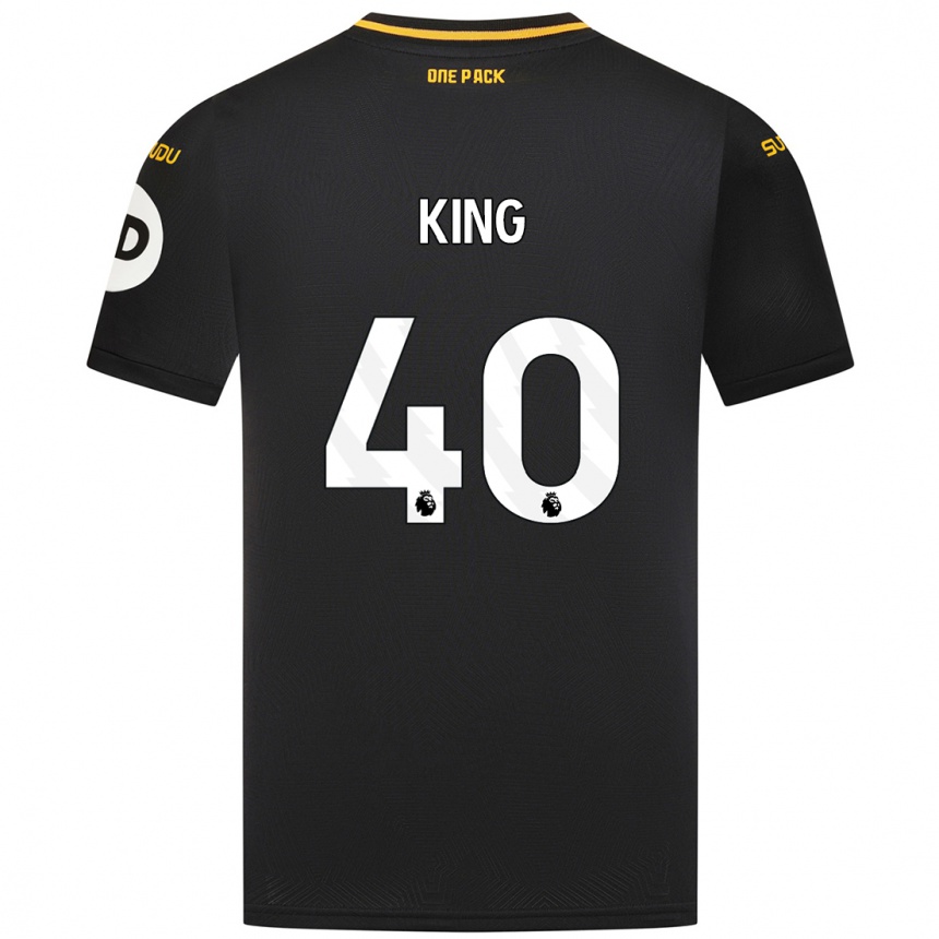 Enfant Football Maillot Tom King #40 Noir Tenues Extérieur 2024/25