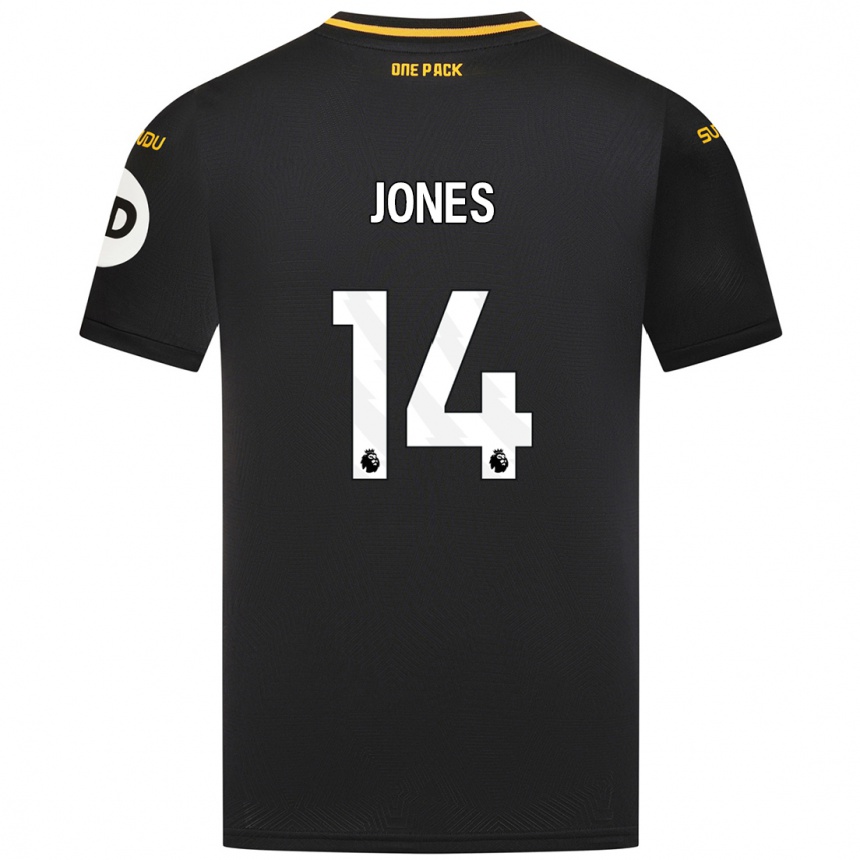 Enfant Football Maillot Meesha Dudley-Jones #14 Noir Tenues Extérieur 2024/25