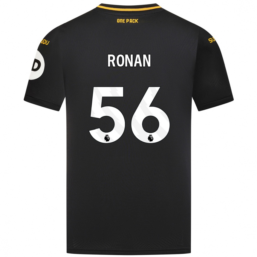 Enfant Football Maillot Connor Ronan #56 Noir Tenues Extérieur 2024/25