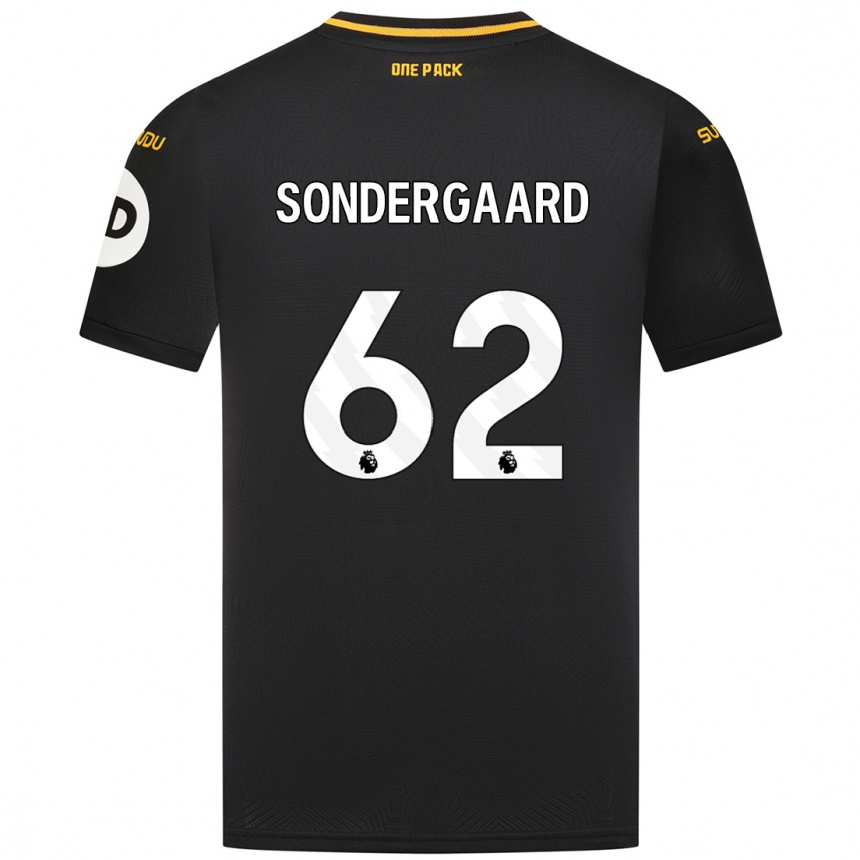 Enfant Football Maillot Andreas Sondergaard #62 Noir Tenues Extérieur 2024/25