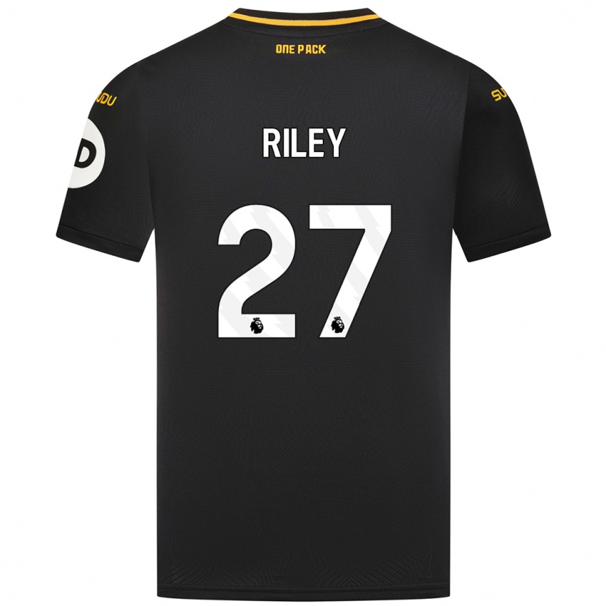 Enfant Football Maillot Lauren Riley #27 Noir Tenues Extérieur 2024/25