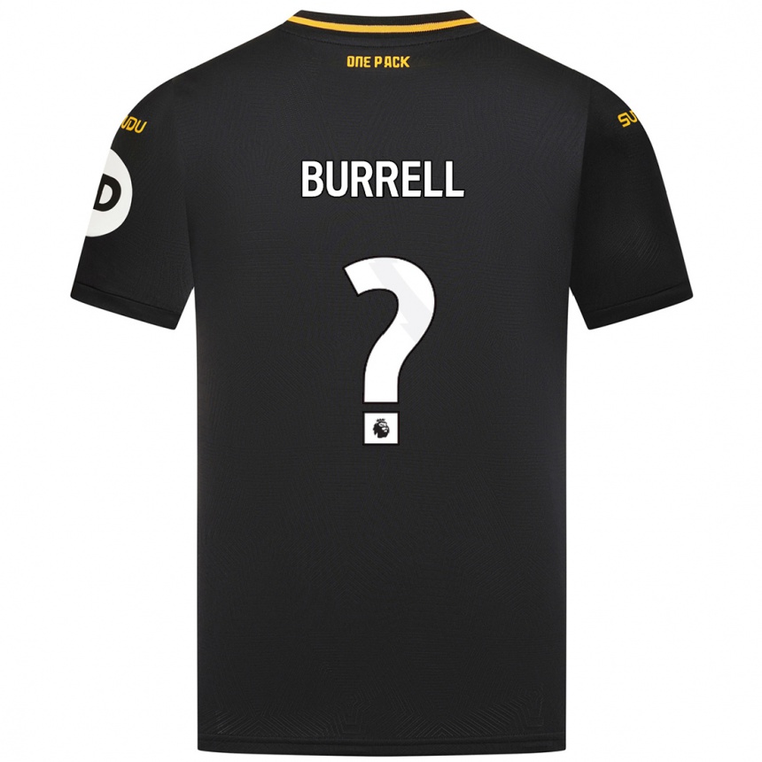 Enfant Football Maillot Ackeme Francis Burrell #0 Noir Tenues Extérieur 2024/25