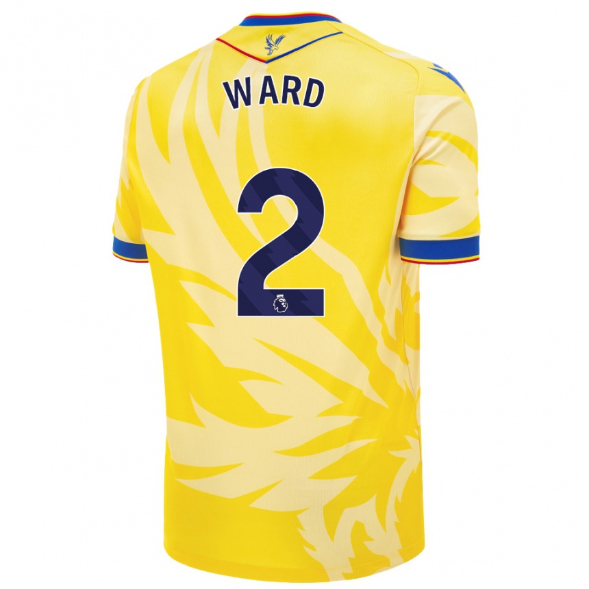 Enfant Football Maillot Joel Ward #2 Jaune Tenues Extérieur 2024/25