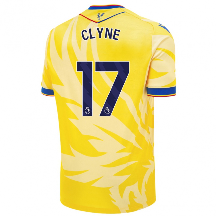 Enfant Football Maillot Nathaniel Clyne #17 Jaune Tenues Extérieur 2024/25