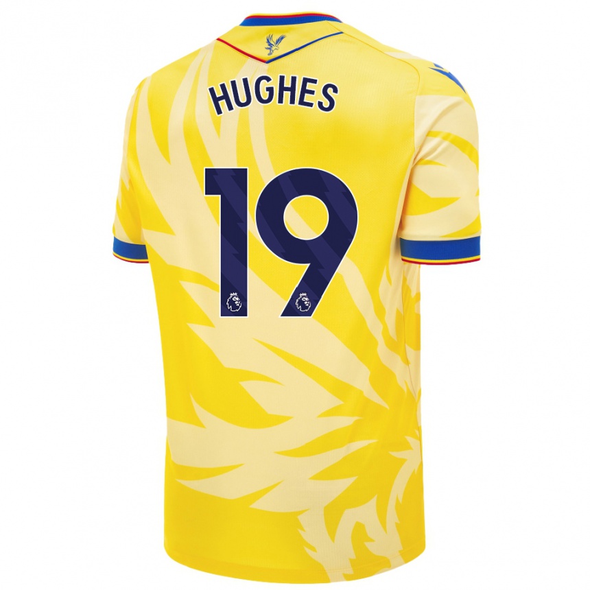 Enfant Football Maillot Will Hughes #19 Jaune Tenues Extérieur 2024/25