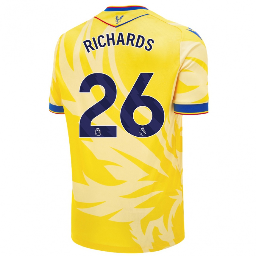 Enfant Football Maillot Chris Richards #26 Jaune Tenues Extérieur 2024/25