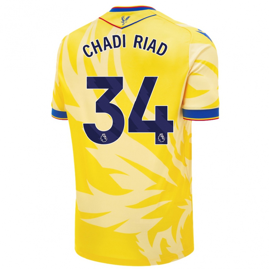 Enfant Football Maillot Chadi Riad #34 Jaune Tenues Extérieur 2024/25