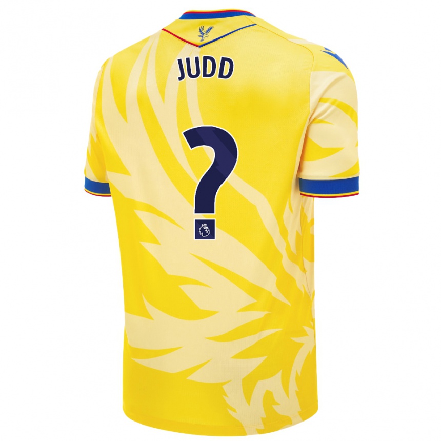 Enfant Football Maillot Jasper Judd #0 Jaune Tenues Extérieur 2024/25