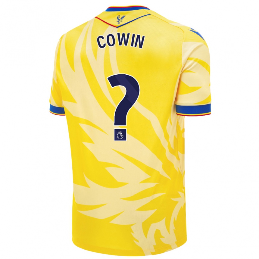 Enfant Football Maillot Freddie Cowin #0 Jaune Tenues Extérieur 2024/25