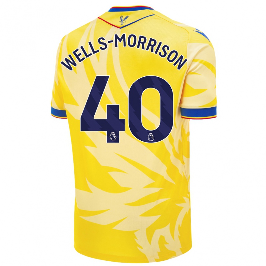 Enfant Football Maillot Jack Wells-Morrison #40 Jaune Tenues Extérieur 2024/25