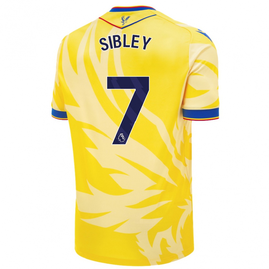 Enfant Football Maillot Isabella Sibley #7 Jaune Tenues Extérieur 2024/25