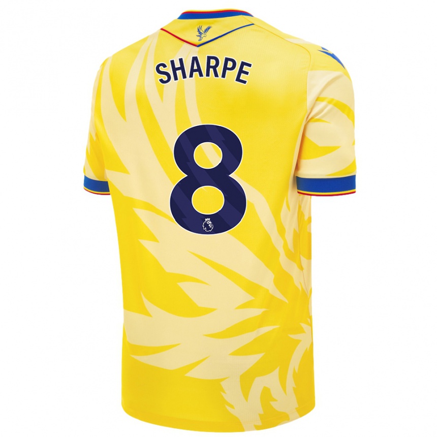 Enfant Football Maillot Molly-Mae Sharpe #8 Jaune Tenues Extérieur 2024/25