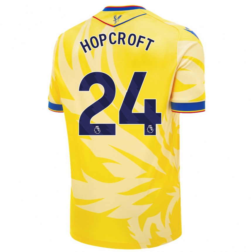 Enfant Football Maillot Shanade Hopcroft #24 Jaune Tenues Extérieur 2024/25