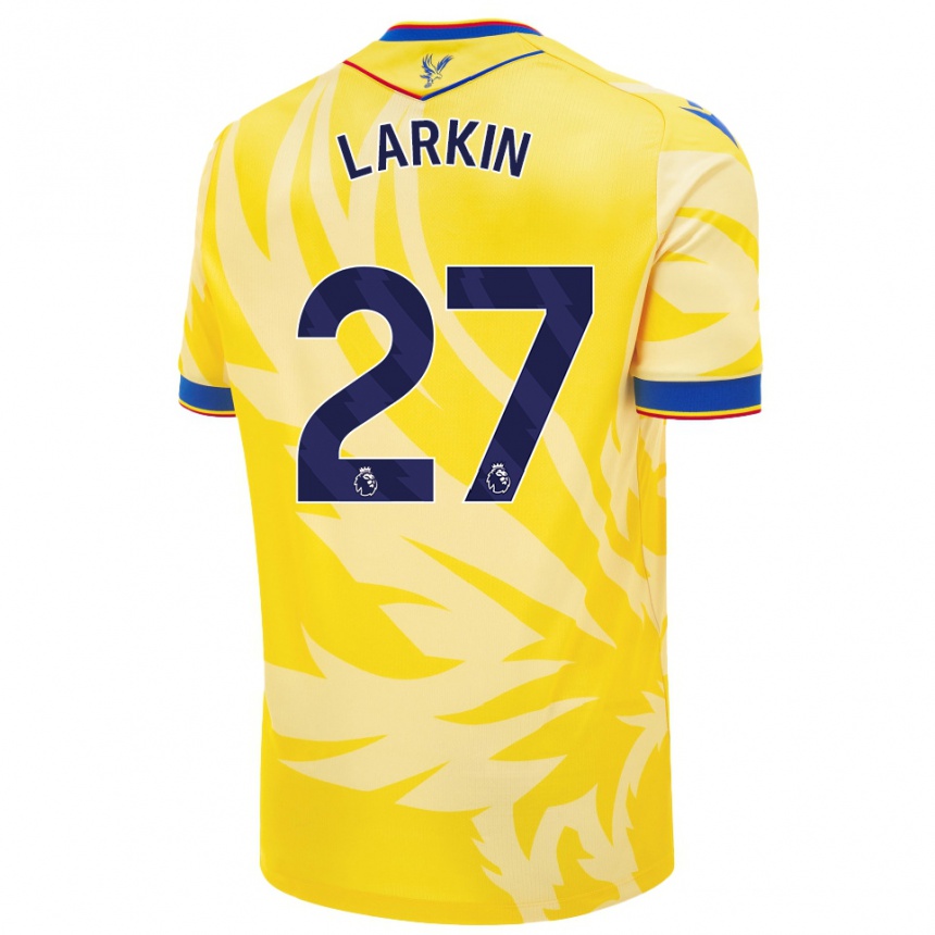 Enfant Football Maillot Abbie Larkin #27 Jaune Tenues Extérieur 2024/25