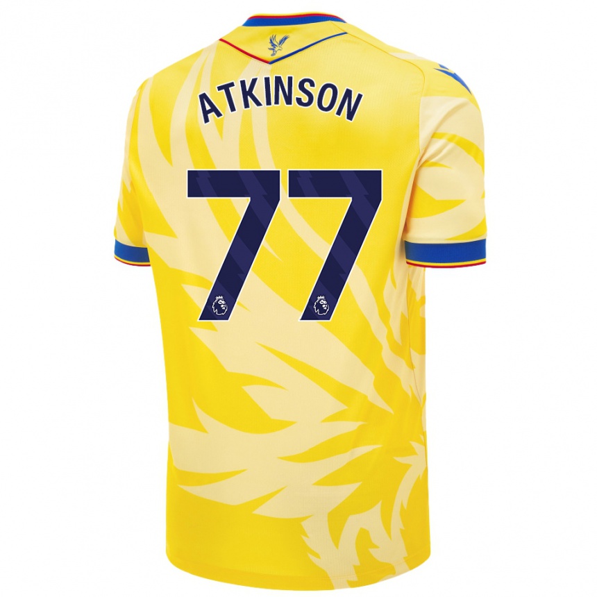 Enfant Football Maillot Isibeal Atkinson #77 Jaune Tenues Extérieur 2024/25