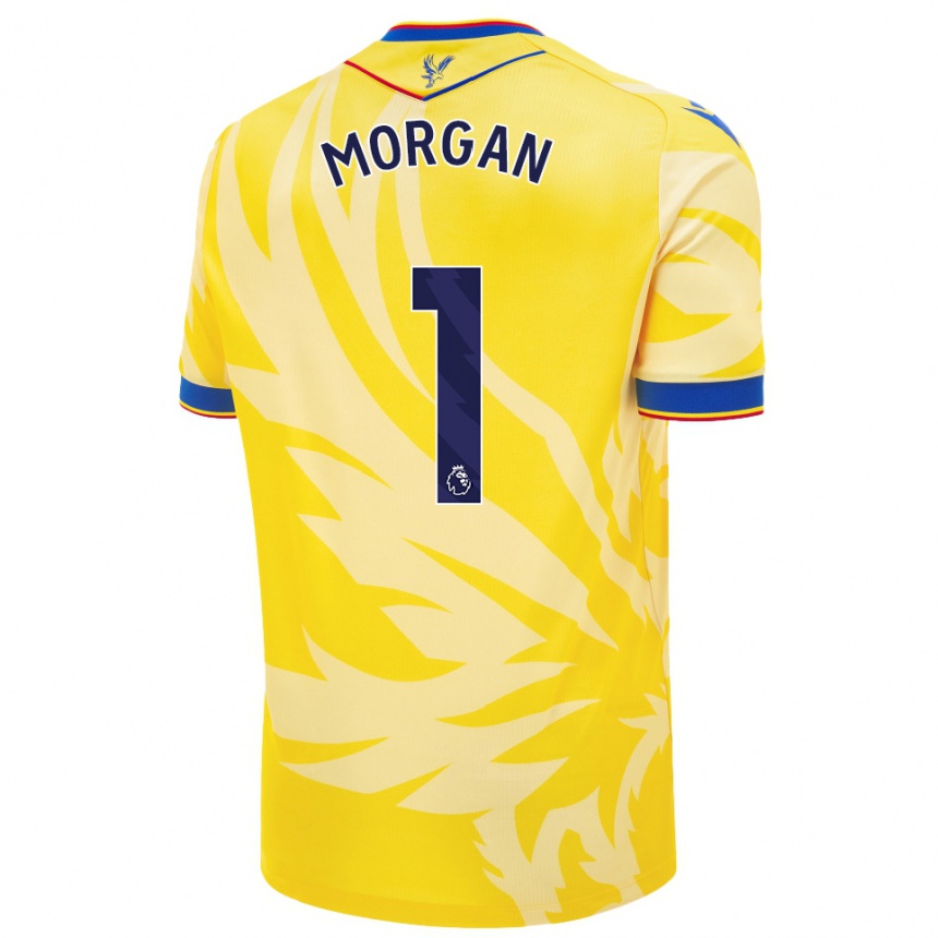 Enfant Football Maillot Chloe Morgan #1 Jaune Tenues Extérieur 2024/25