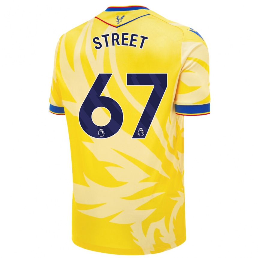 Enfant Football Maillot Rob Street #67 Jaune Tenues Extérieur 2024/25