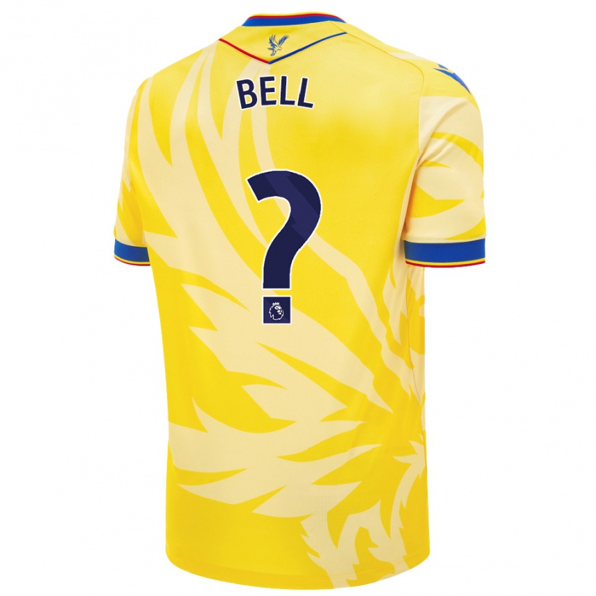 Enfant Football Maillot Freddie Bell #0 Jaune Tenues Extérieur 2024/25