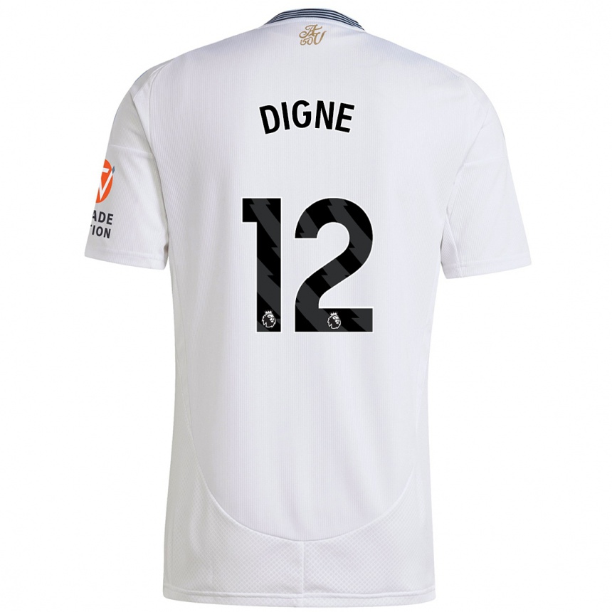 Enfant Football Maillot Lucas Digne #12 Blanc Tenues Extérieur 2024/25