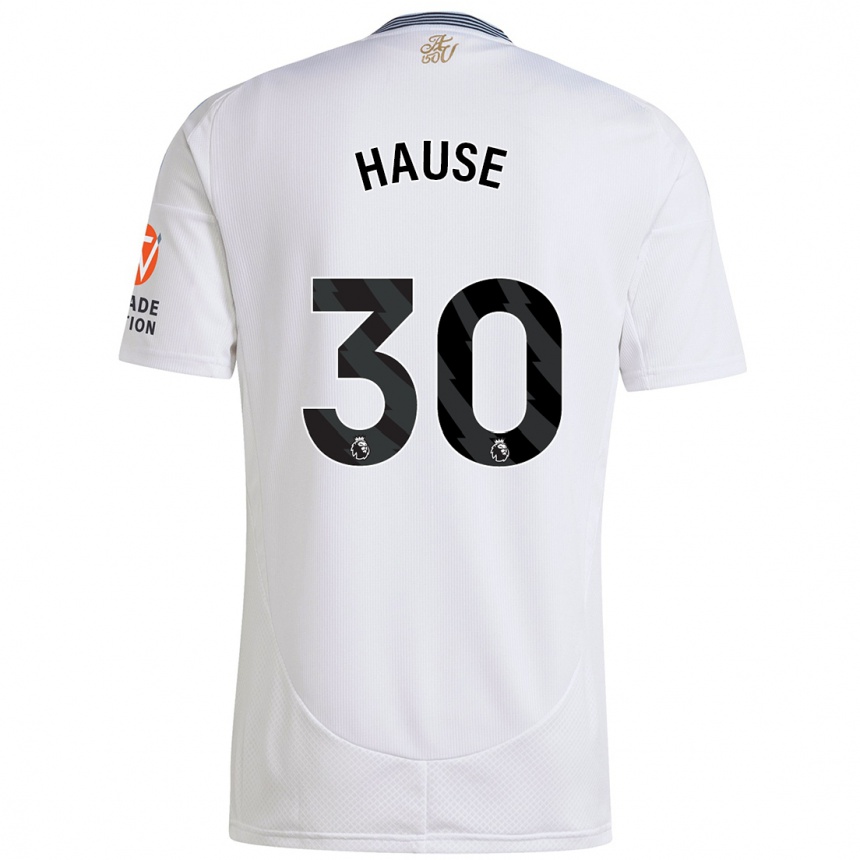 Enfant Football Maillot Kortney Hause #30 Blanc Tenues Extérieur 2024/25