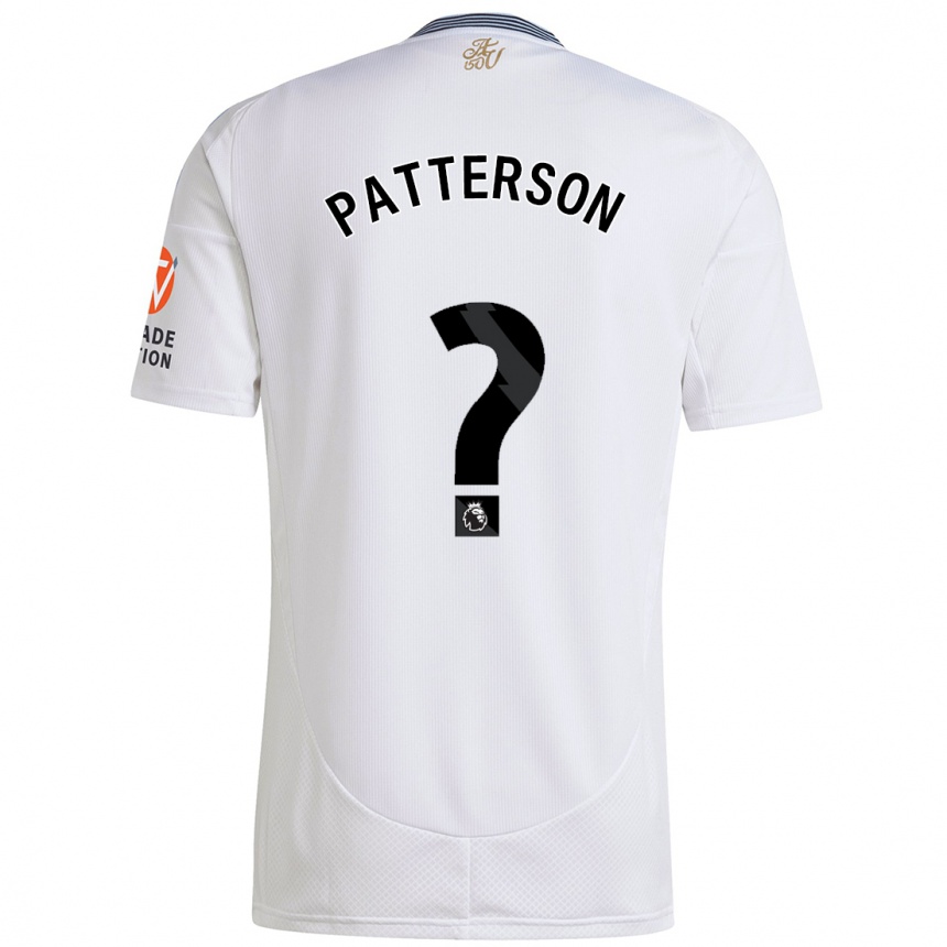 Enfant Football Maillot Travis Patterson #0 Blanc Tenues Extérieur 2024/25