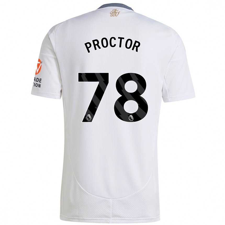 Enfant Football Maillot Sam Proctor #78 Blanc Tenues Extérieur 2024/25