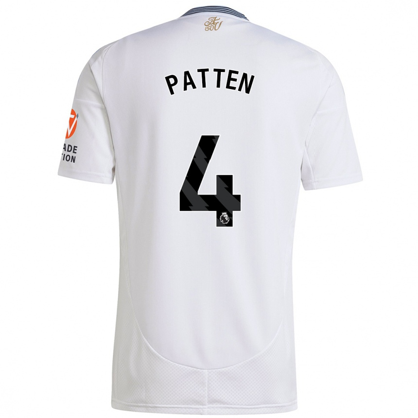 Enfant Football Maillot Anna Patten #4 Blanc Tenues Extérieur 2024/25