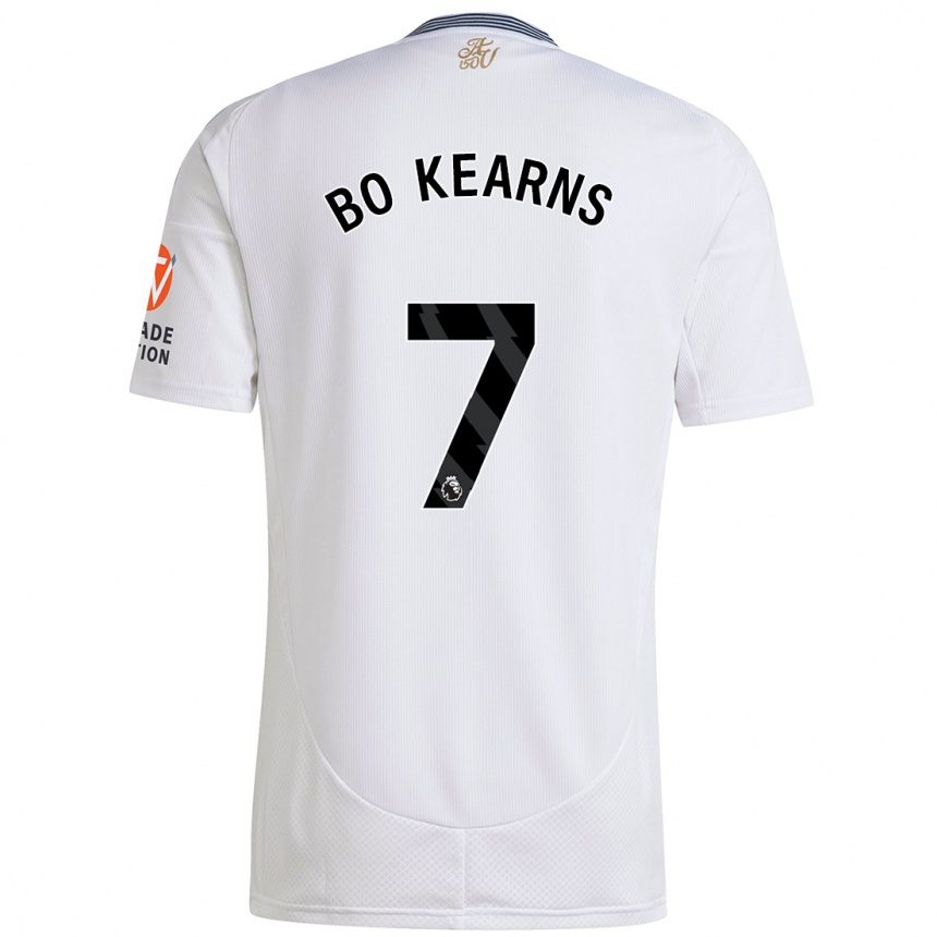 Enfant Football Maillot Missy Bo Kearns #7 Blanc Tenues Extérieur 2024/25