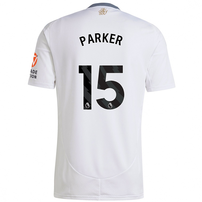 Enfant Football Maillot Lucy Parker #15 Blanc Tenues Extérieur 2024/25