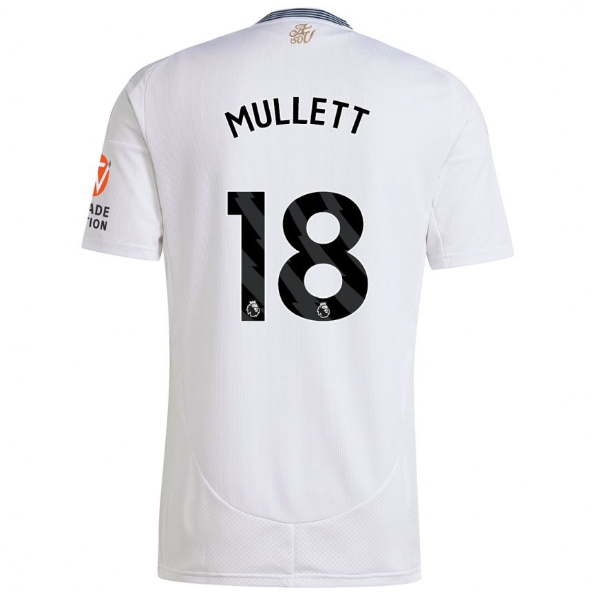 Enfant Football Maillot Georgia Mullett #18 Blanc Tenues Extérieur 2024/25