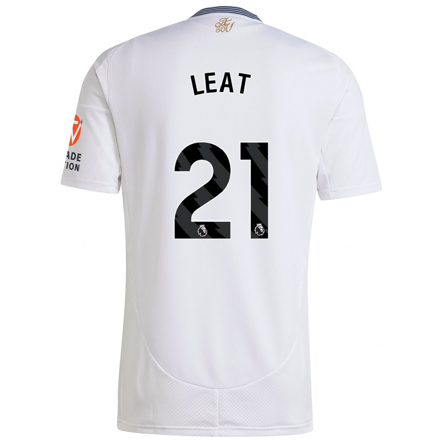 Enfant Football Maillot Anna Leat #21 Blanc Tenues Extérieur 2024/25