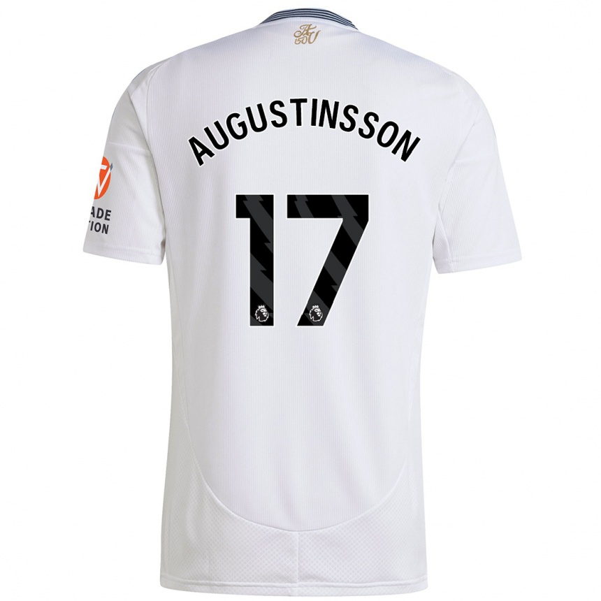 Enfant Football Maillot Ludwig Augustinsson #17 Blanc Tenues Extérieur 2024/25