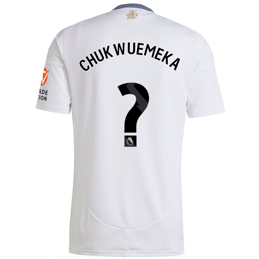 Enfant Football Maillot Caleb Chukwuemeka #0 Blanc Tenues Extérieur 2024/25